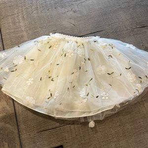 Toddler girl tulle skirt